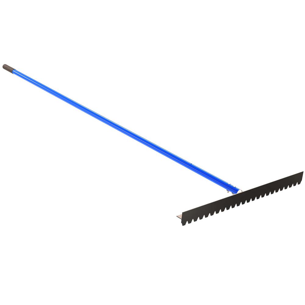 Bon 8 ft. Aluminum Handle 36 inch Blunt Tooth T-Connector Lute Rake by Bon