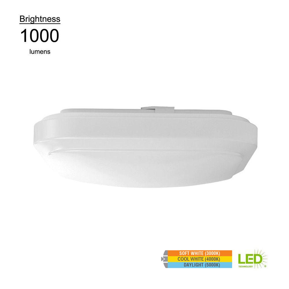 Hampton Bay 12 In Bright White Square Led Flushmount Ceiling Light Hampton Bay 12 In Bright White Square Led Flushmount Ceiling Light Fixture Dimmable