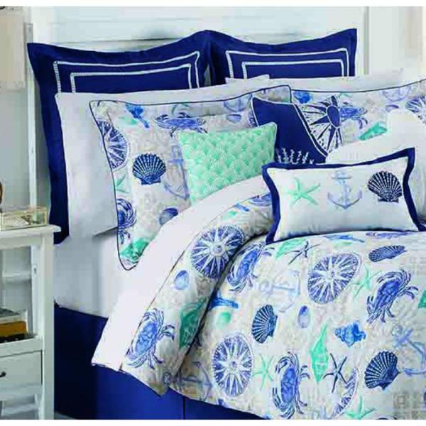 Royal Heritage Home Williamsburg Barnegat 4 Piece Aqua Queen Williamsburg Barnegat 4 Piece Aqua