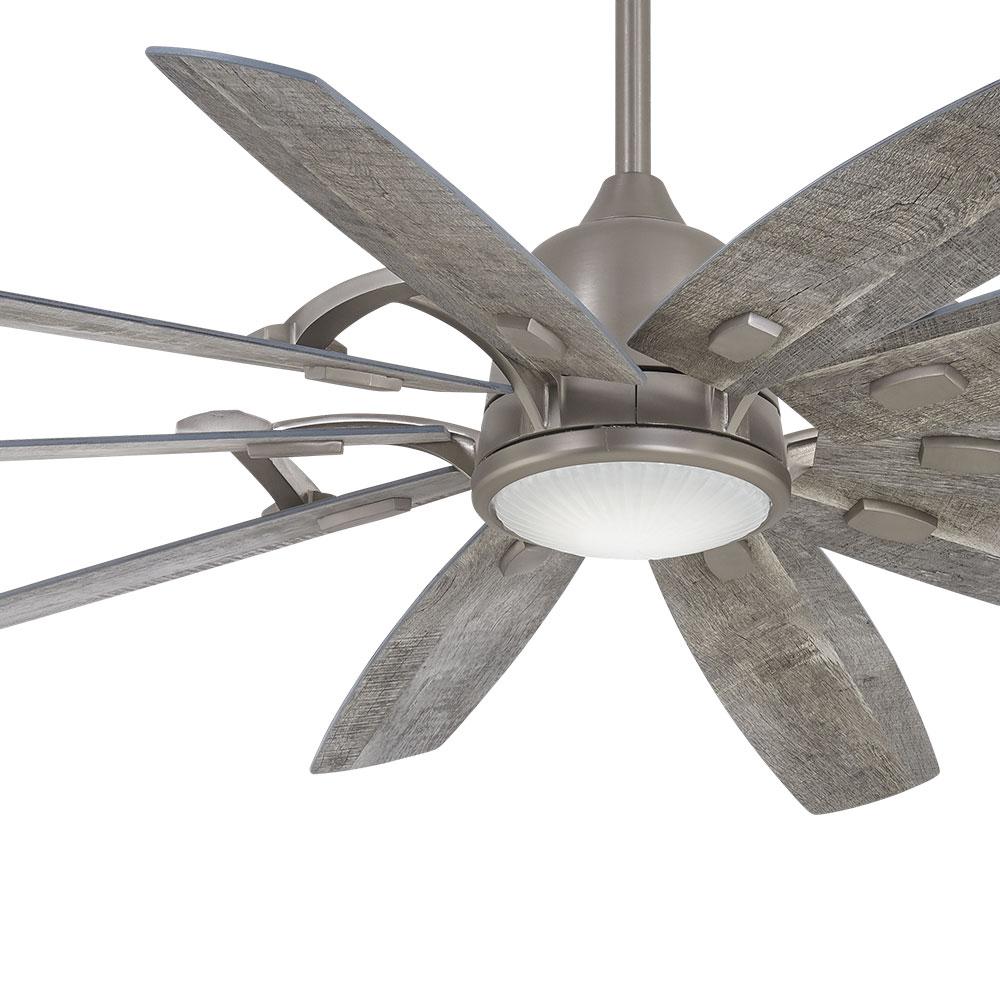 Minka Aire Barn 65 In Integrated Led Indoor Burnished Nickel