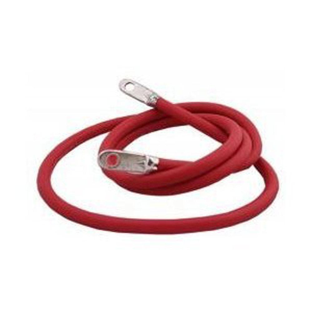 Sierra BC88523 Battery Cable With Terminals 2 Red 4 Gauge