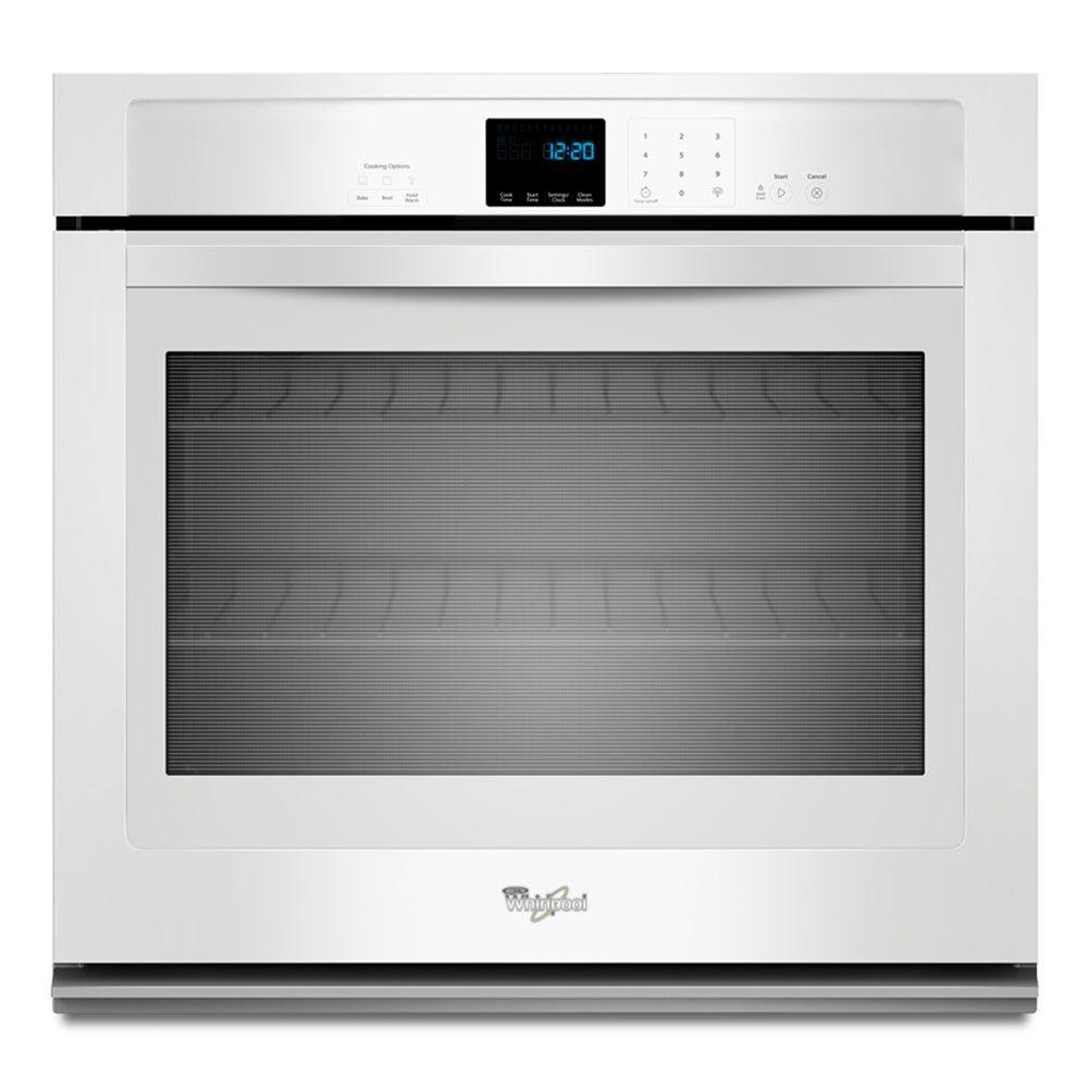 Whirlpool 30 in. Single Electric Wall Oven SelfCleaning in White