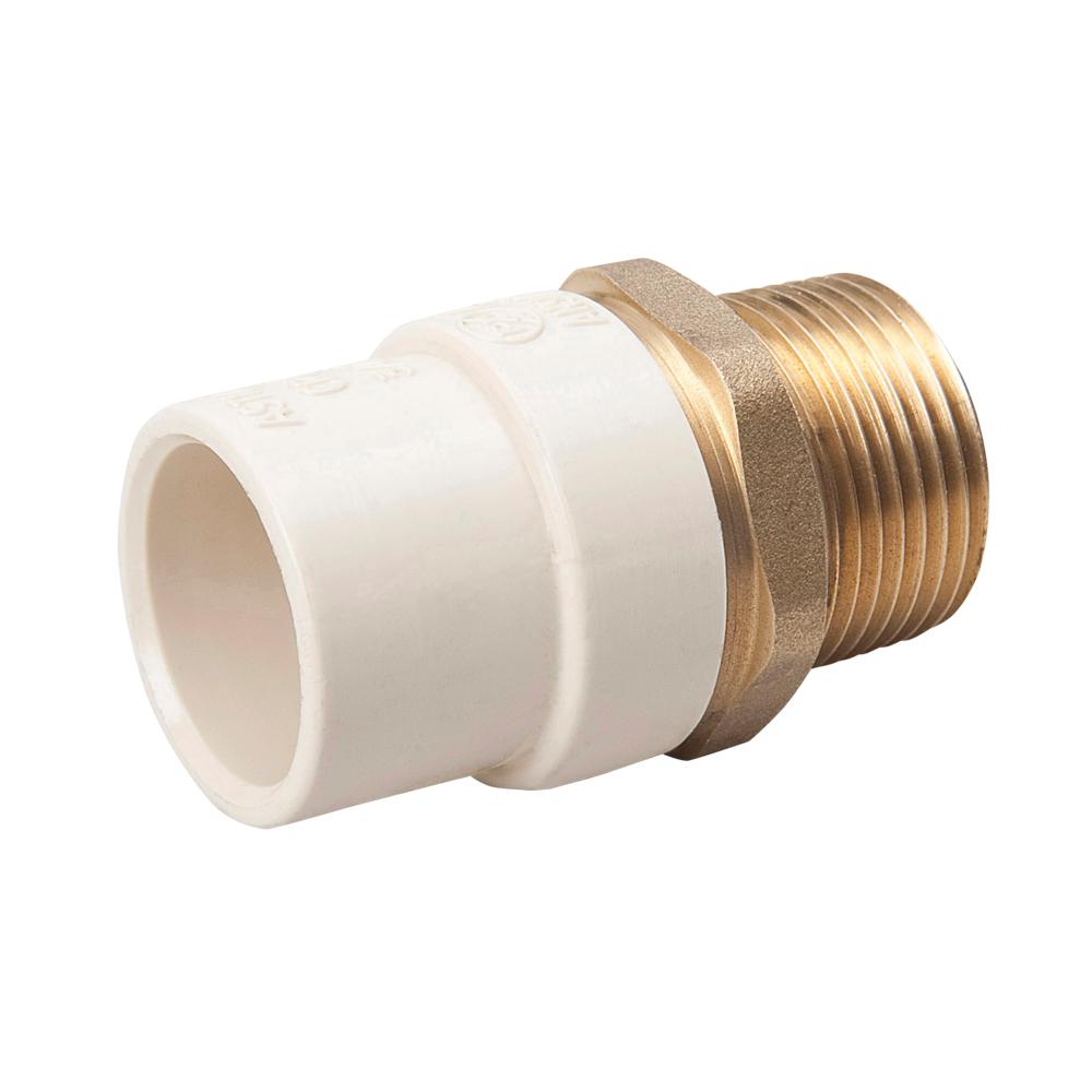 ProLine 1/2 in. CPVC Slip x Brass MIP Adapter164303NL The Home Depot