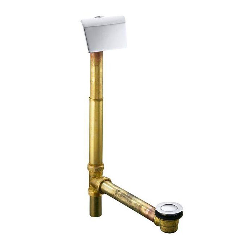 KOHLER Clearflo 1-1/2 in. Contoured Pop-Up Drain and Overflow, Oil-Rubbed Bronze