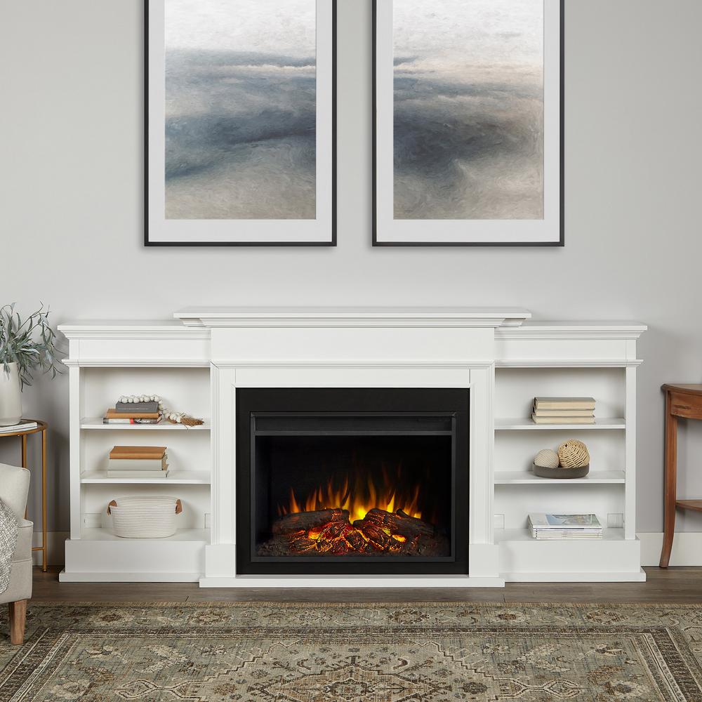 Real Flame Eliot Grand 81 In Freestanding Electric