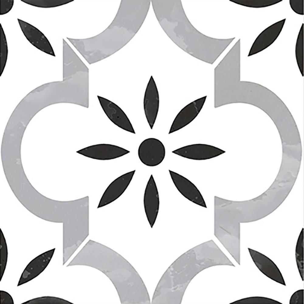 8x8 White Tile Flooring The Home Depot