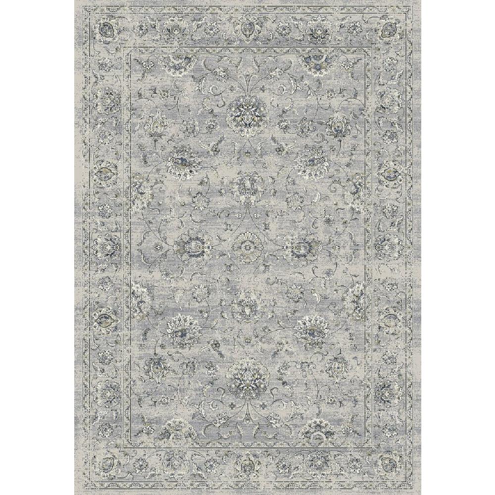 Dynamic Rugs Ancient Garden Silver Grey 8 Ft X 11 Indoor Area Rug