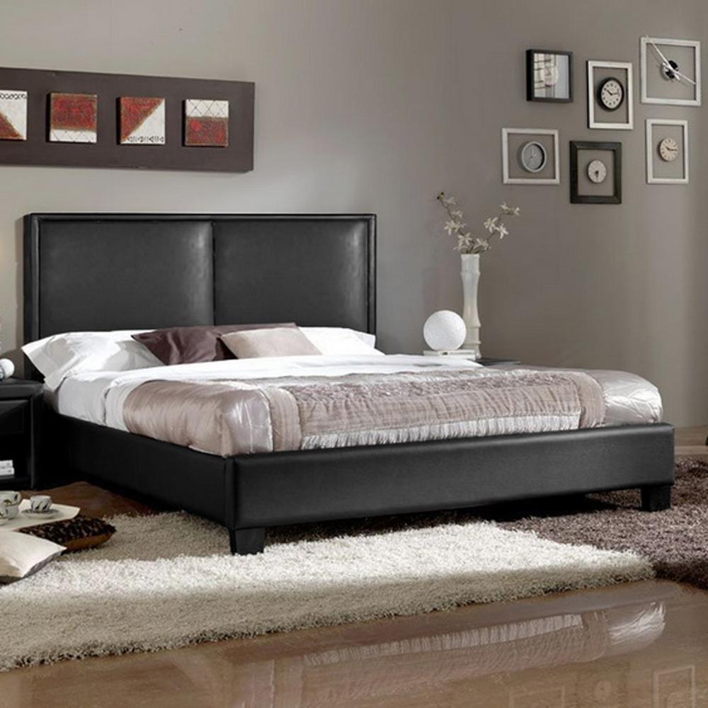 Zinus Modern Studio Black Queen Platform Bed-HD-ASMPH-20Q - The Home Depot