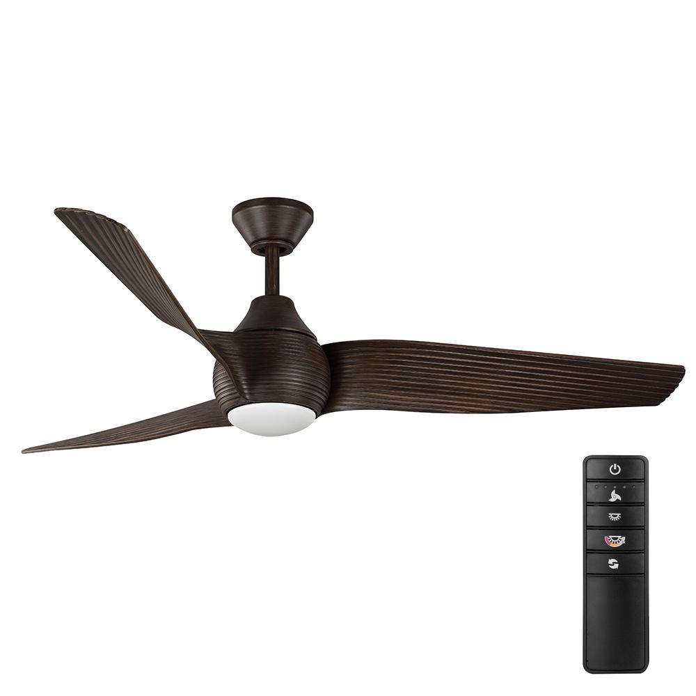 Home Decorators Collection Kayden DC 60 in. Integrated LED White Color