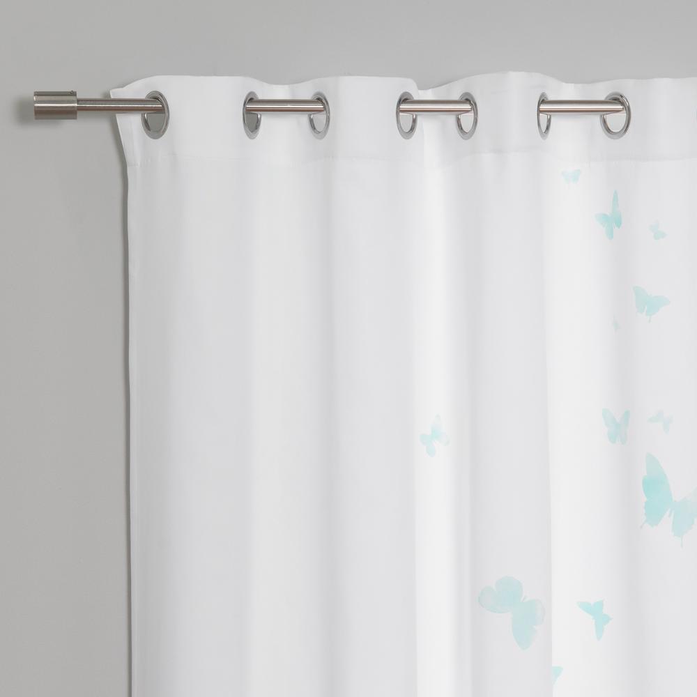 Best Home Fashion Butterfly Curtains 52 In W X 84 In L In Mint