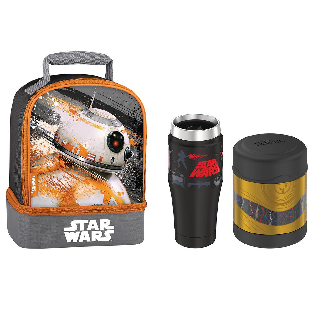 thermos dual compartment food flask