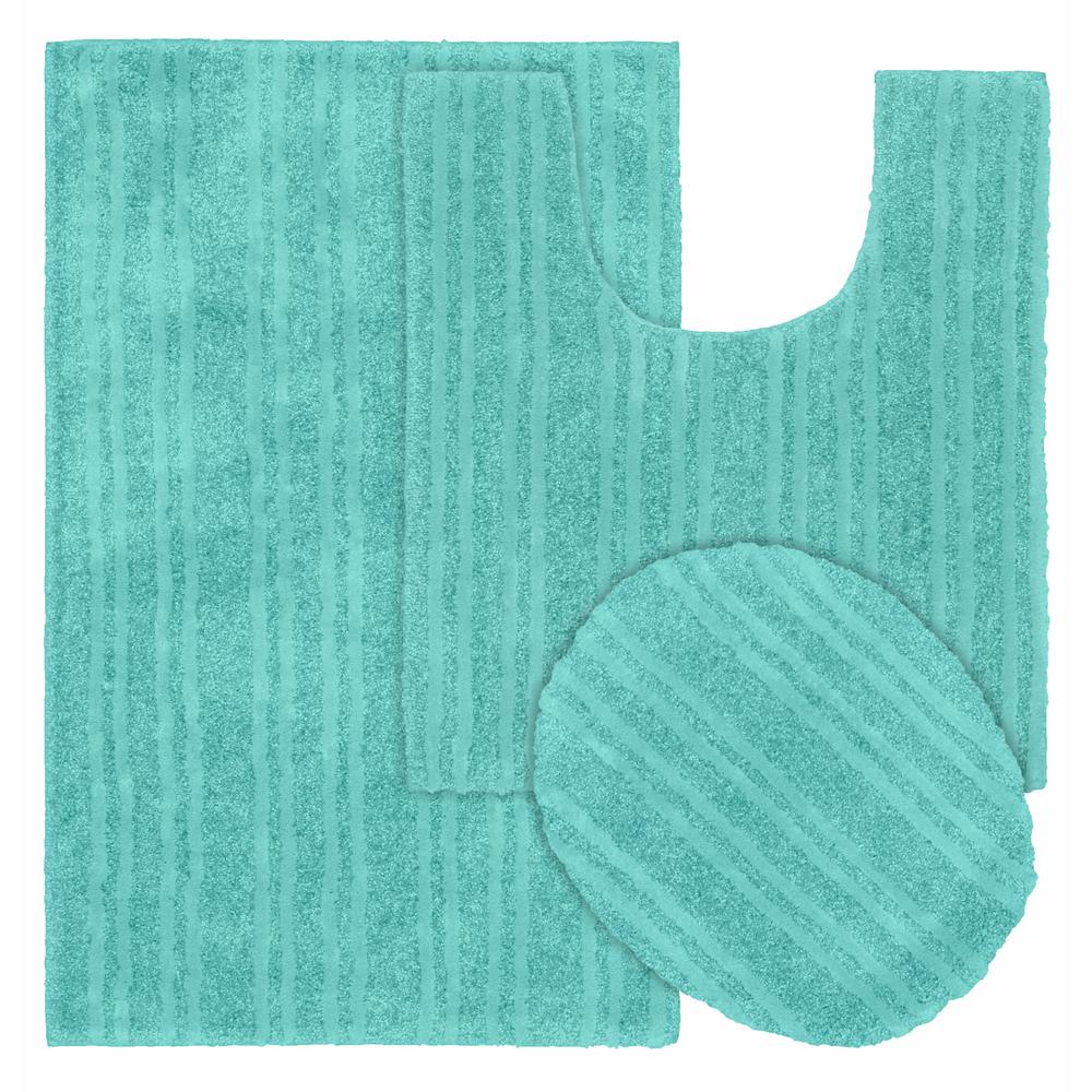 Bright Striped Bath Mats Bedding Bath The Home Depot