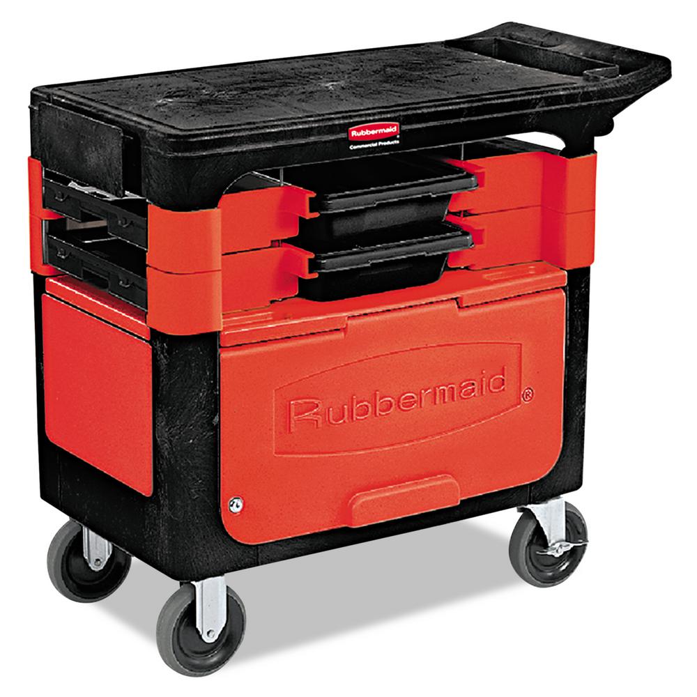 2 Plastic Tool Carts Tool Storage The Home Depot