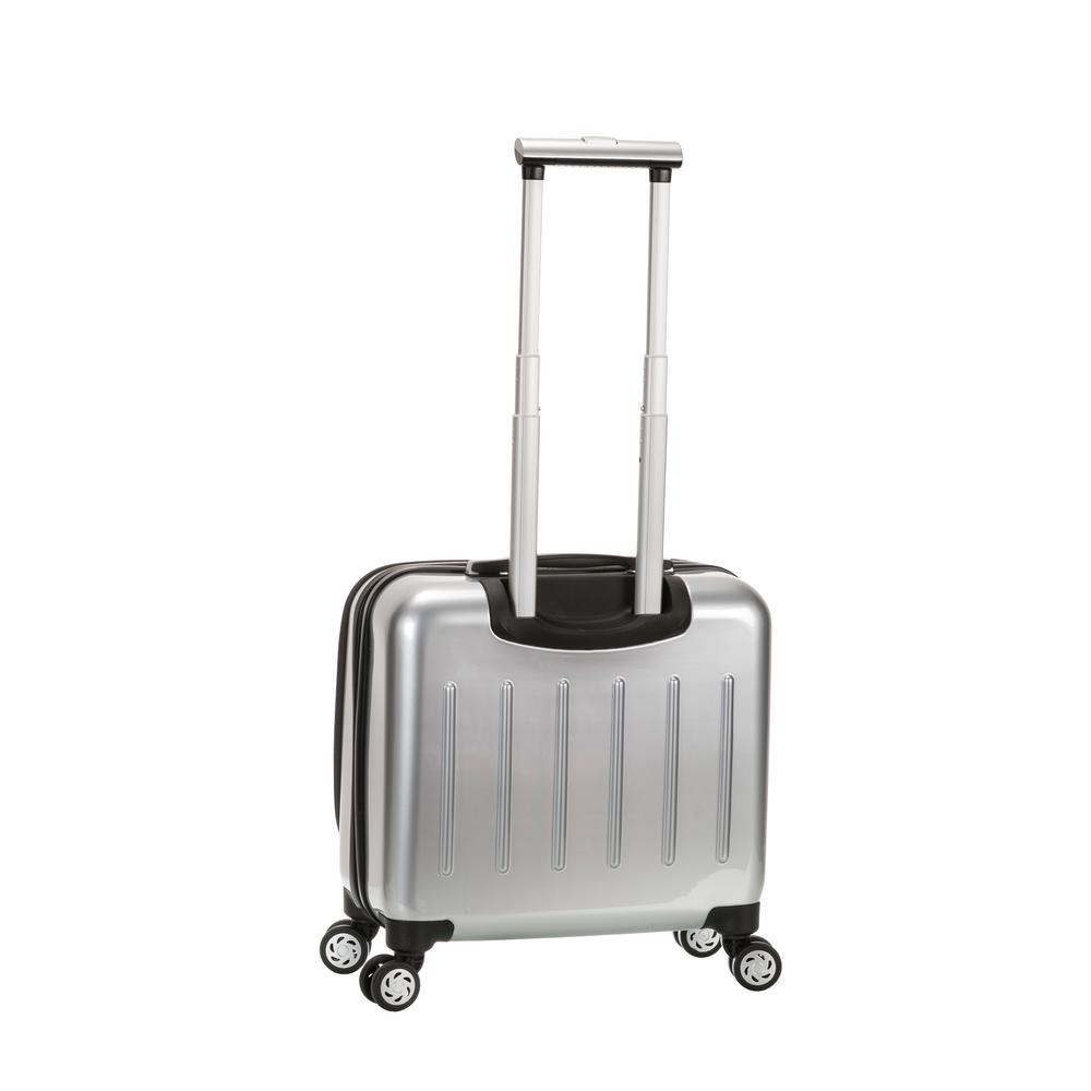 Rockland Silver Revolution Rolling Computer Case Hardside BF29SILVER