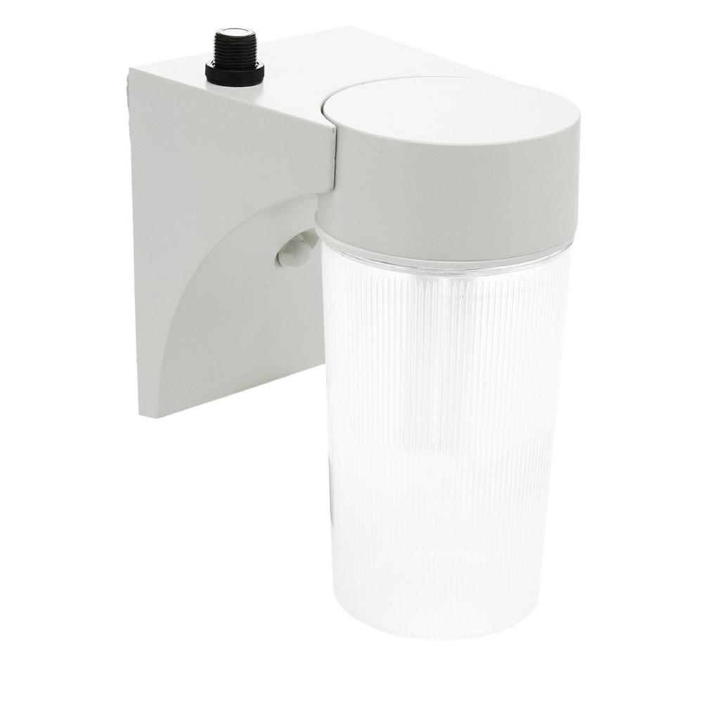 Designers Edge 1-Light White Outdoor Wall Mount Sconce Lantern with Acrylic Lens... by Designers Edge