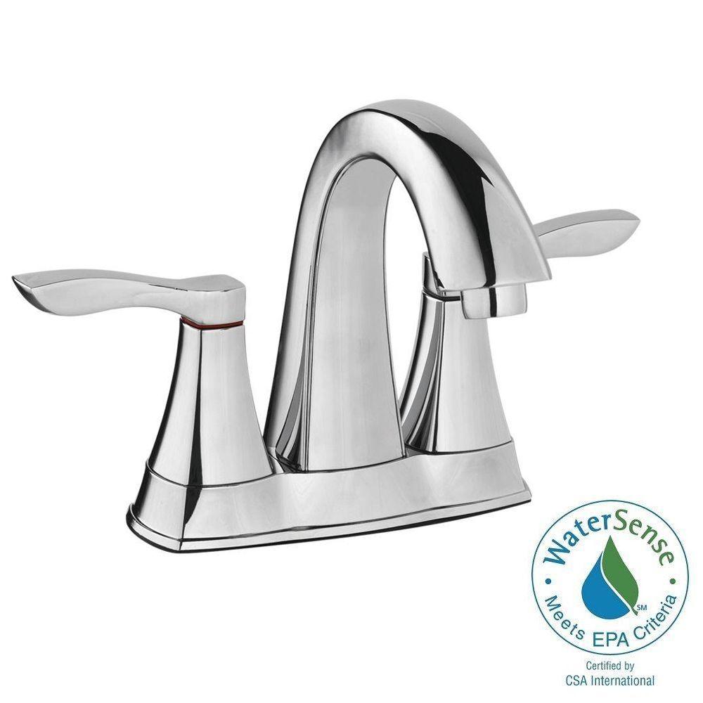 MOEN Chateau 4 in. Centerset 2Handle Utility Faucet in Chrome74998