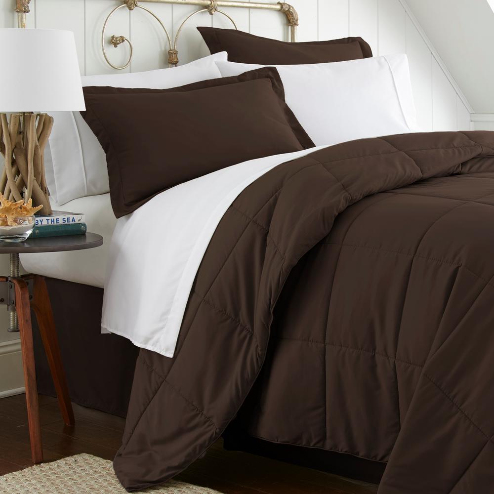 Chocolate Becky Cameron Down Alternative Comforter King
