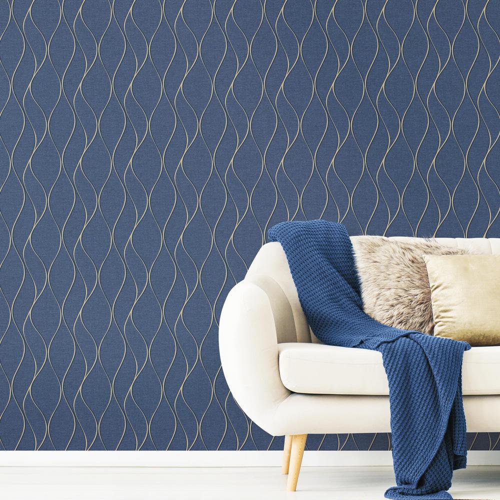 navy blue and silver wallpaper