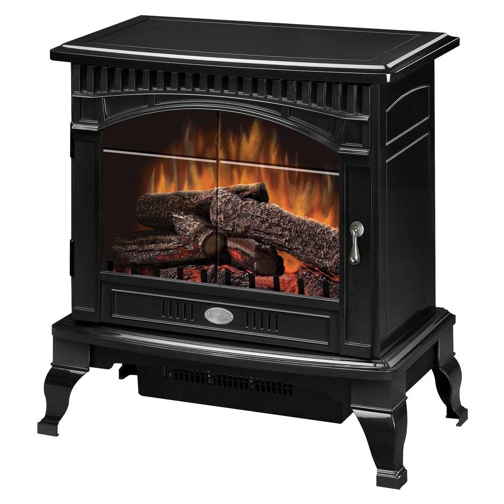 Dimplex Traditional 400 Sq Ft Electric Stove In Gloss Black