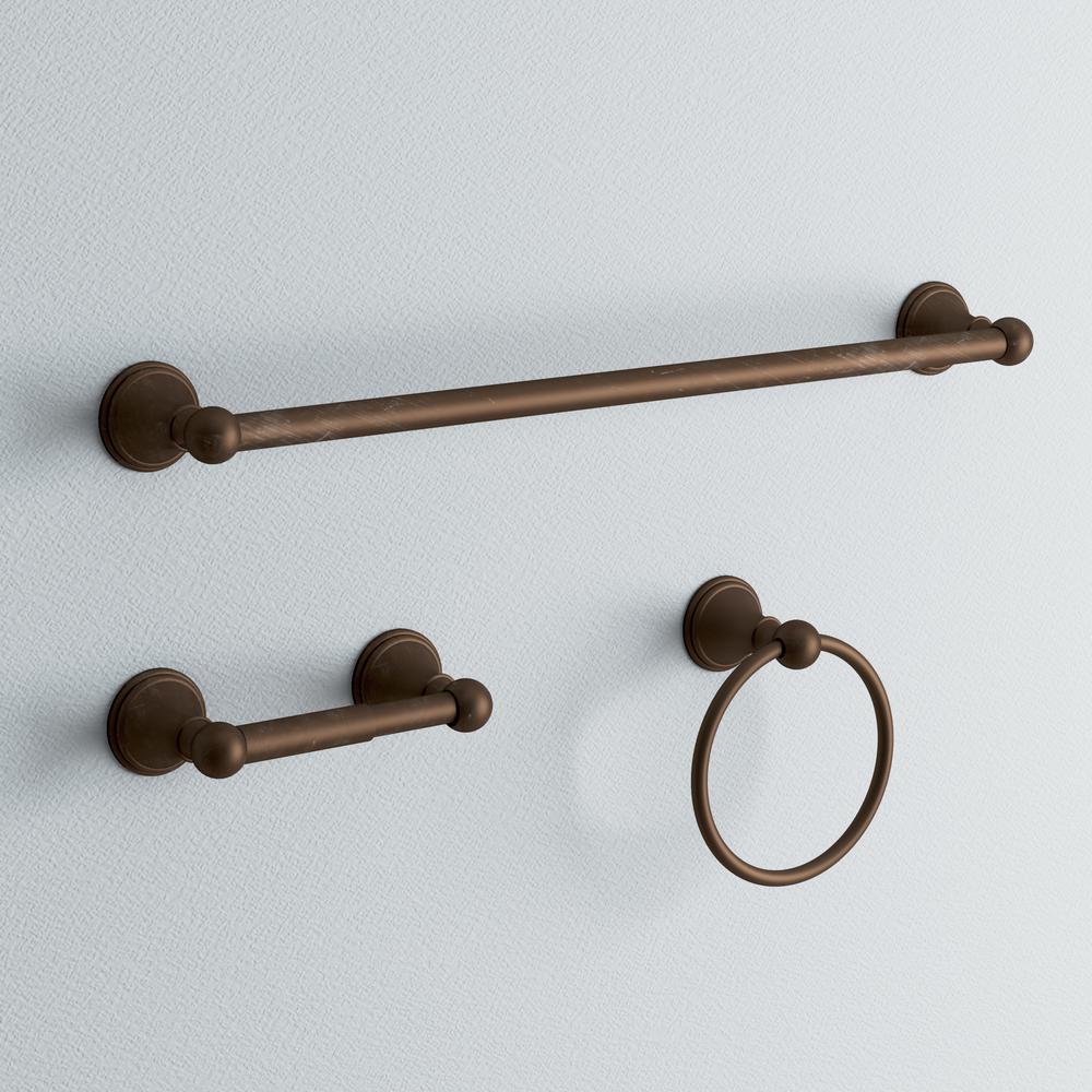 Bronze Bathroom Hardware Bathroom Accessories The Home Depot