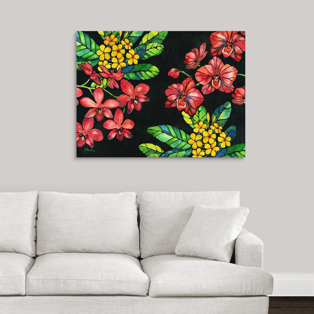Greatbigcanvas Vintage Orchid Horizontal By Paul B Canvas