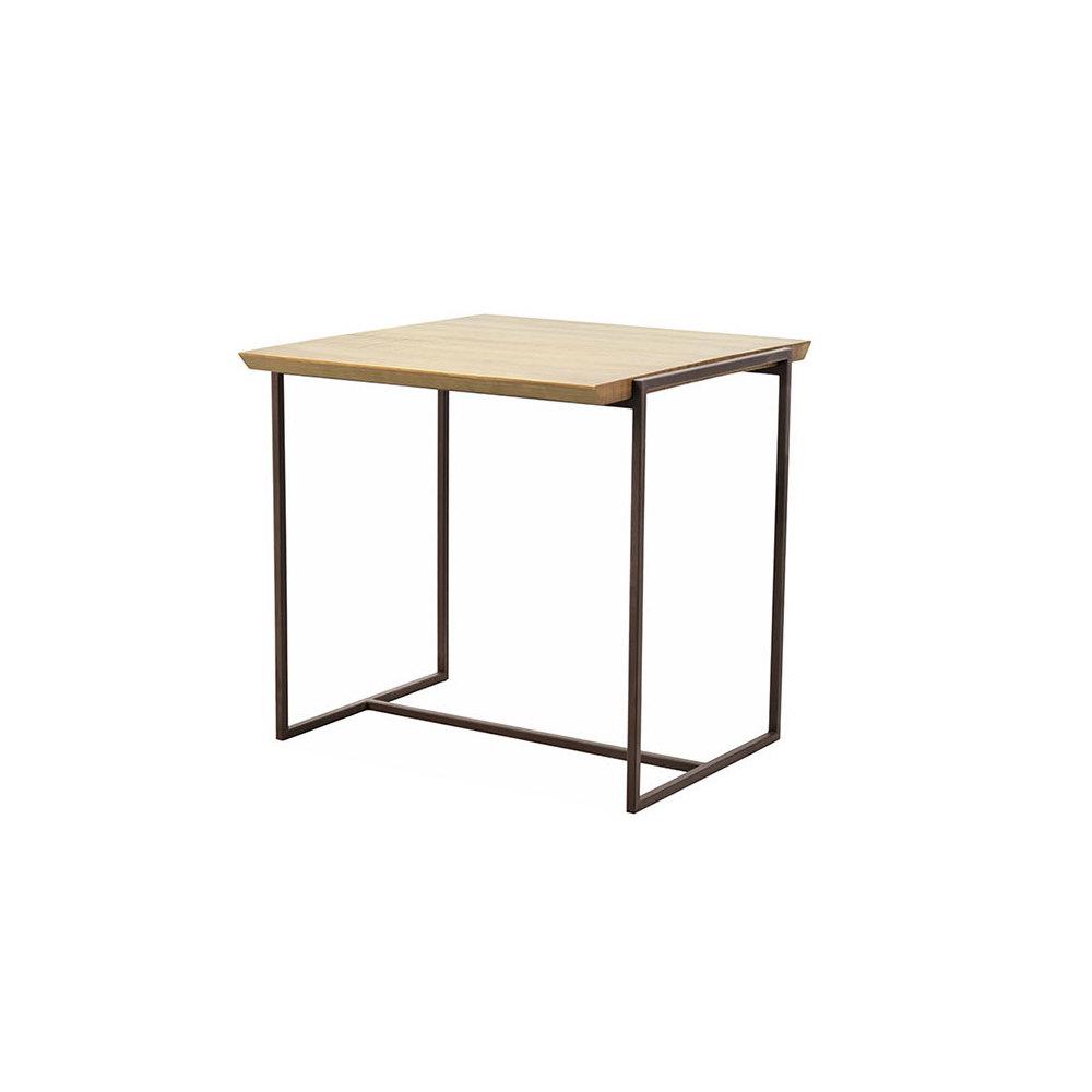 Artefama Furniture Brooklyn Oak And Dark Brown Stool 6533 0001 The Artefama Furniture Brooklyn Oak And Dark Brown Stool