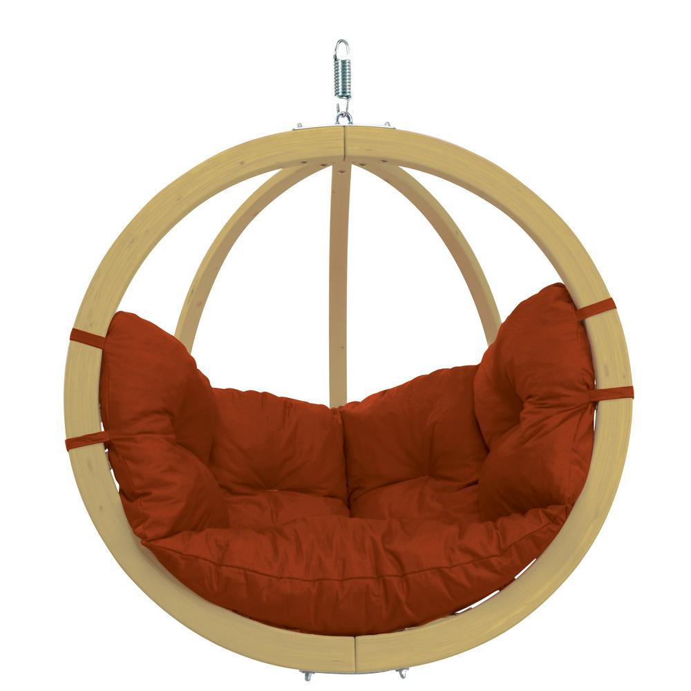 Byer of Maine Globo Chair Single Person Laminated Spruce Patio Swing with Agora... by Byer of Maine