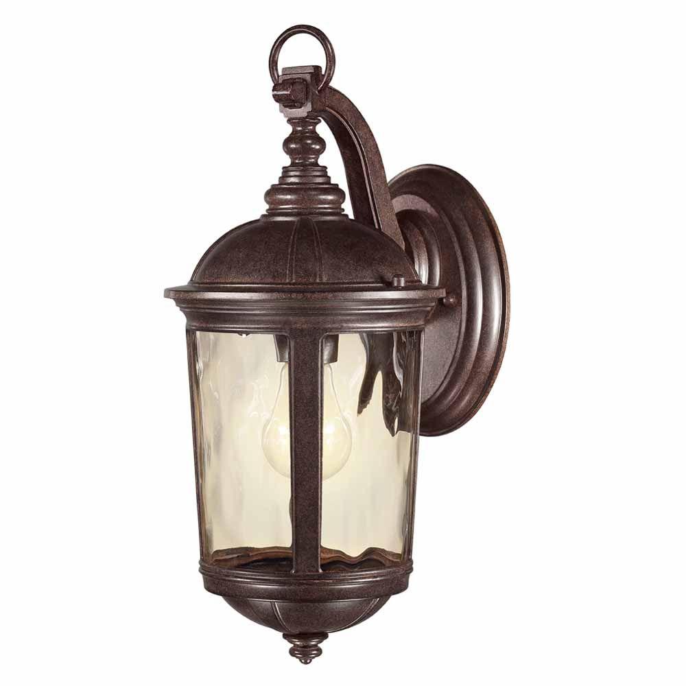 Leeds Mystic Bronze Outdoor Wall Lantern