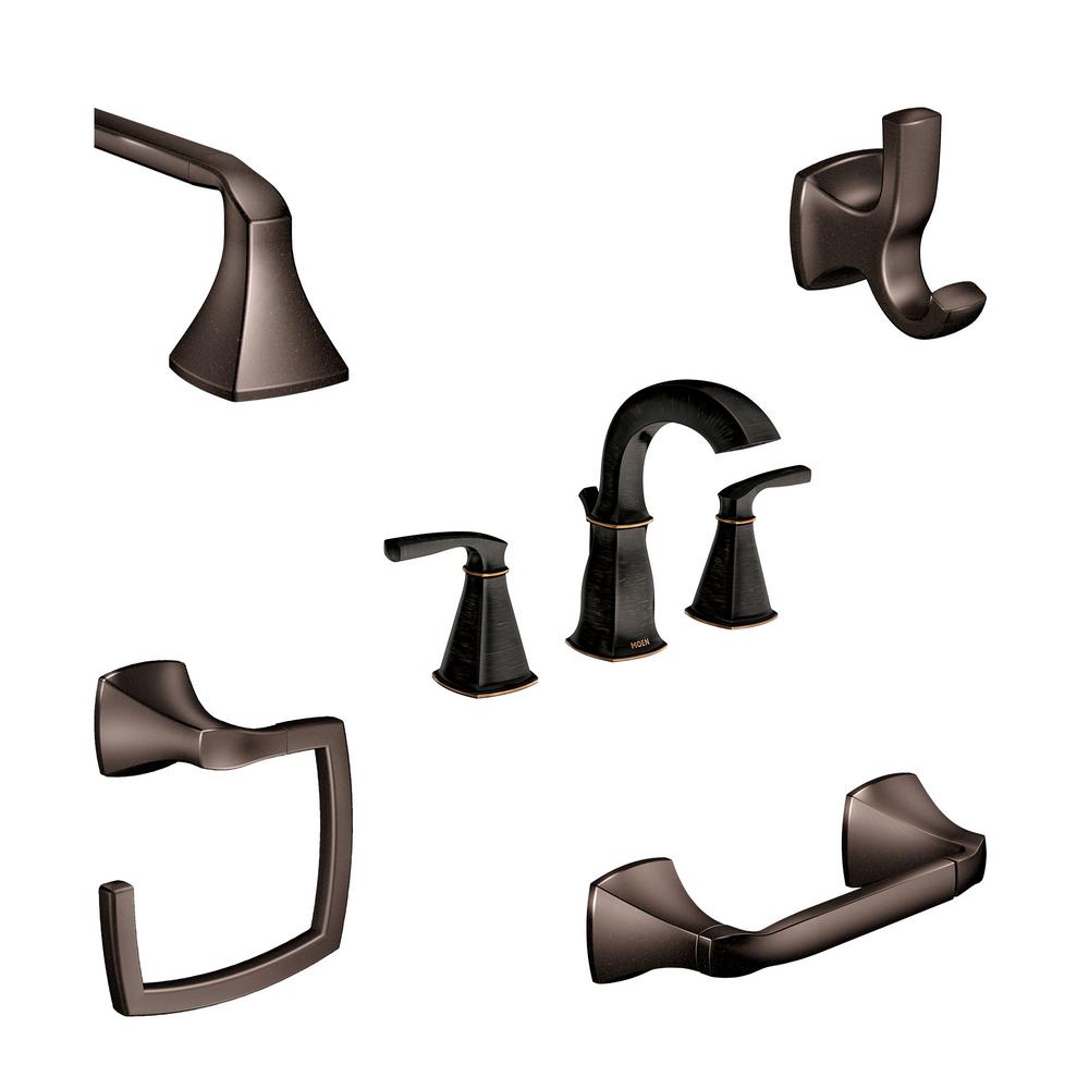 MOEN Darcy 8 in. Widespread 2Handle HighArc Bathroom Faucet with 4