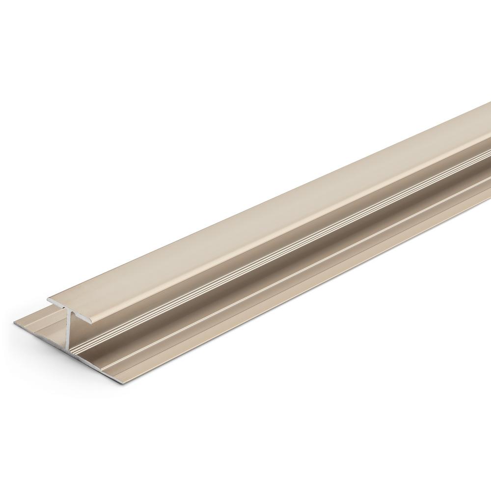 TrimMaster 5.5 mm Satin Nickel 11/4 in. x 84 in. Aluminum LVT TShape