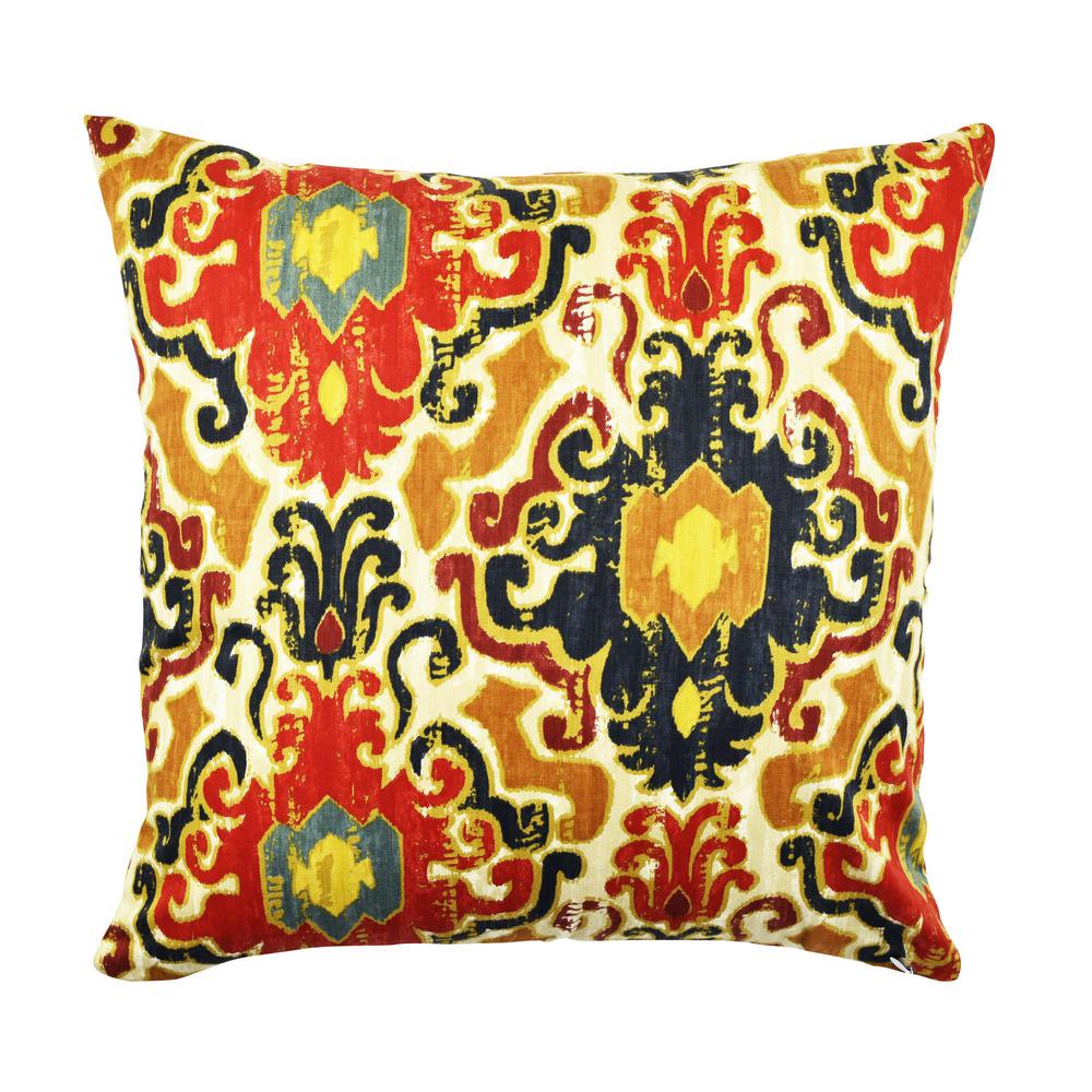 Vesper Lane 18 in. x 18 in. Modern Multi Color Pillow-IK18MCZ18I - The Home Depot