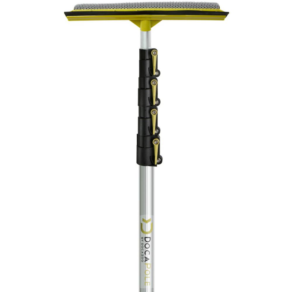 DocaPole 6 ft. to 24 ft. Extension Pole, Car Squeegee and Window Washer