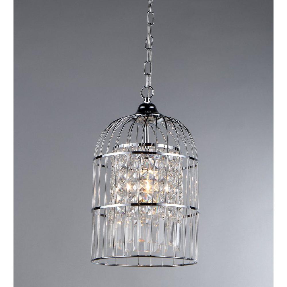 Warehouse Of Tiffany Rheia 1 Light Crystal Chandelier With Shade Warehouse Of Tiffany Rheia 1 Light Crystal Chandelier With Shade
