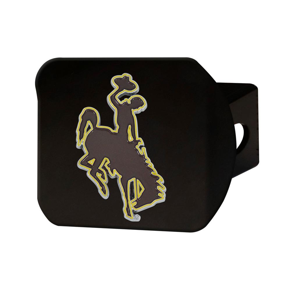 Fan Mats University of Wyoming Color Chrome Car Emblem