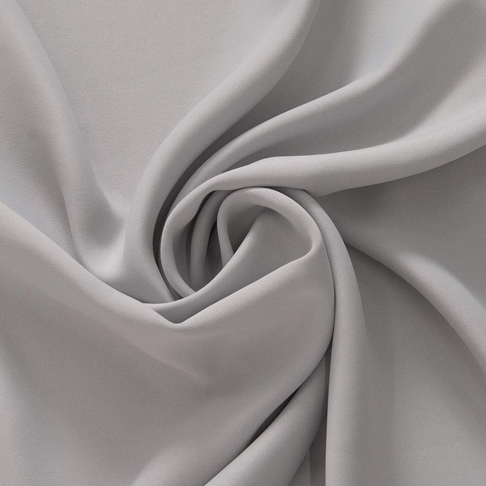100 In X 96 In Flame Retardant Blackout Curtain Panel In Grey