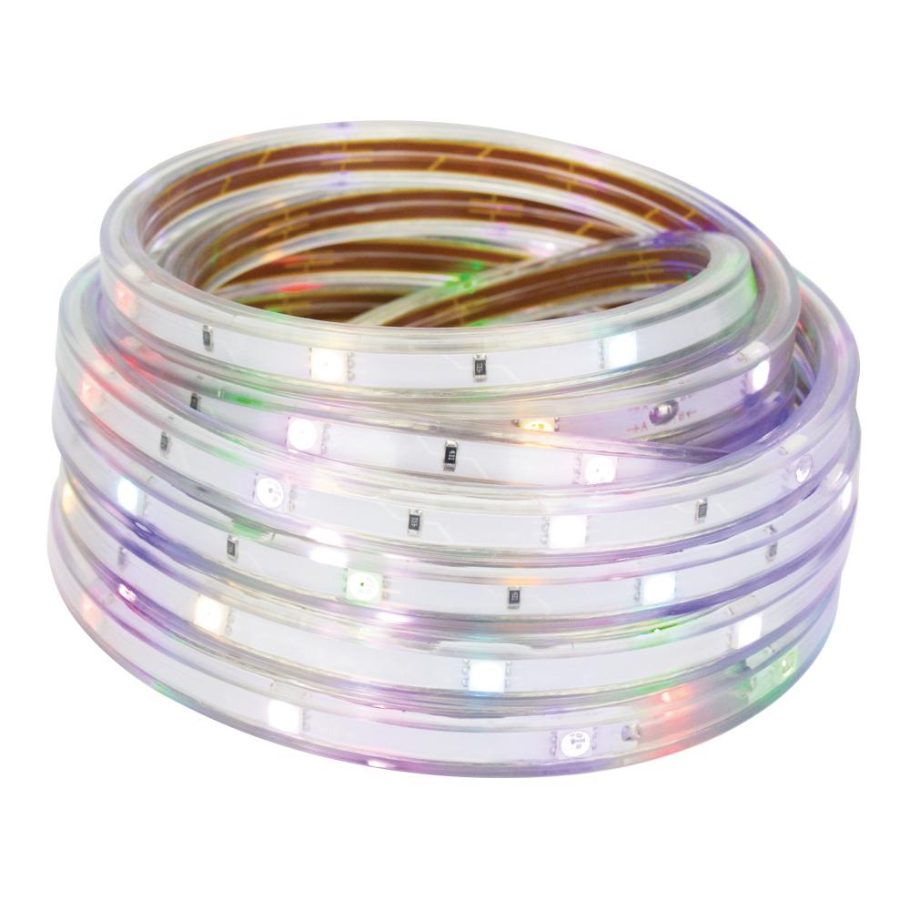 Commercial Electric 13.2 ft. RGB Pixel LED Heavy-Duty Strip Light with Remote Control