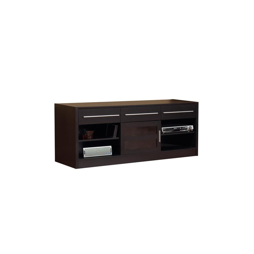 UPC 878218000019 product image for 60 in. L Cappuccino Hollow-Core TV Console | upcitemdb.com