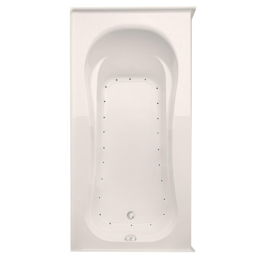 Aquatic Vecelli 72 In. Acrylic Left Drain Rectangular Alcove Air Bath ...