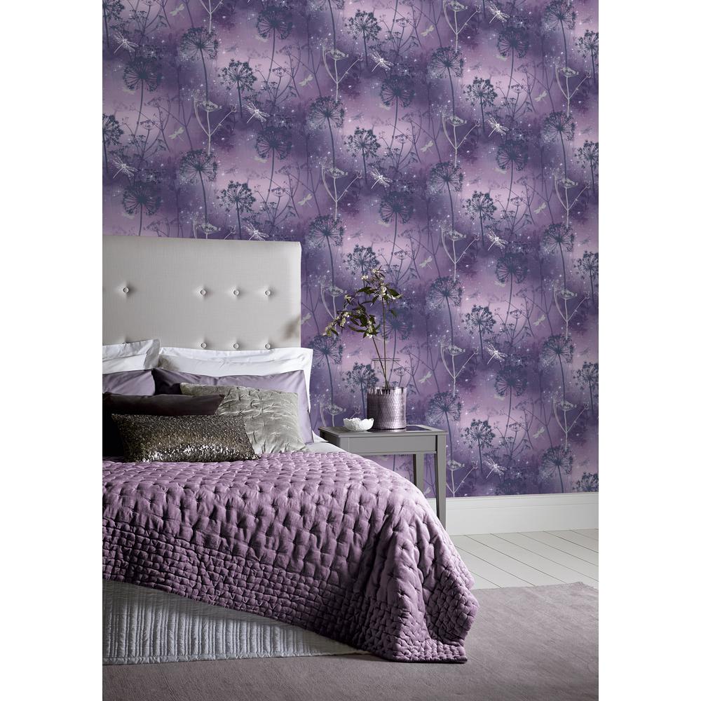 purple wallpaper for home