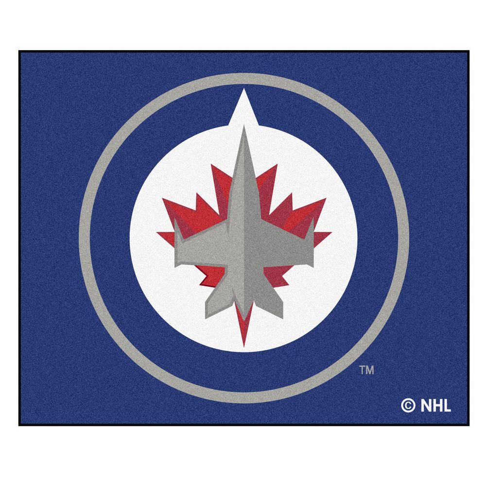 Fanmats Nhl Winnipeg Jets Navy 5 Ft X 6 Area Rug 10515 The Fanmats Nhl Winnipeg Jets Navy 5 Ft X 6 Area Rug
