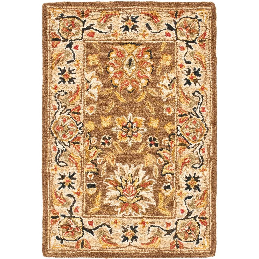 Safavieh Chelsea Brown Ivory 3 Ft X 4 Area Rug Hk505b 24 The Chelsea Brown Ivory 3 Ft X 4 Area Rug