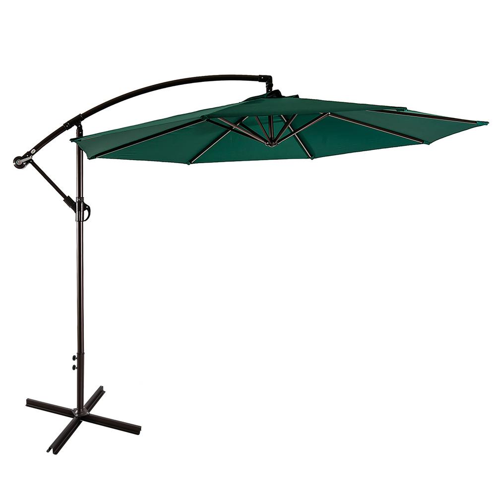 10 Ft No Tilt Patio Umbrellas Patio Furniture The Home Depot