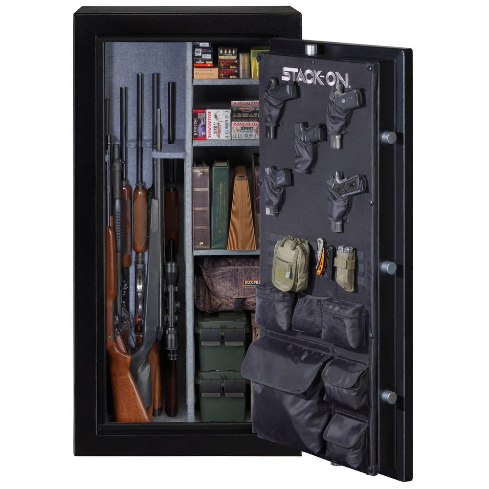 Stack On Elite 30 Gun Fireproof Safe With Electronic Lock Black