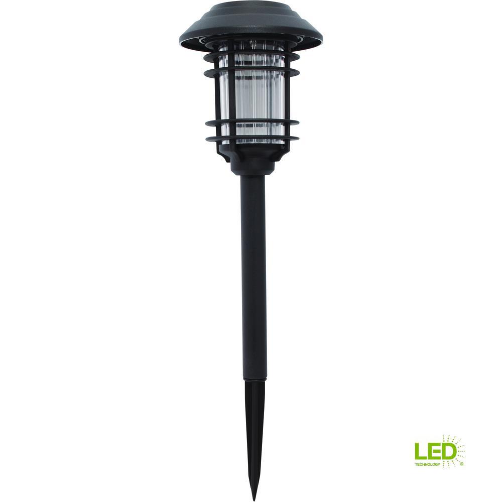 Hampton Bay Solar Black Outdoor Integrated Led Landscape Path Light Hampton Bay Solar Black Outdoor Integrated Led Landscape Path Light 6 Pack