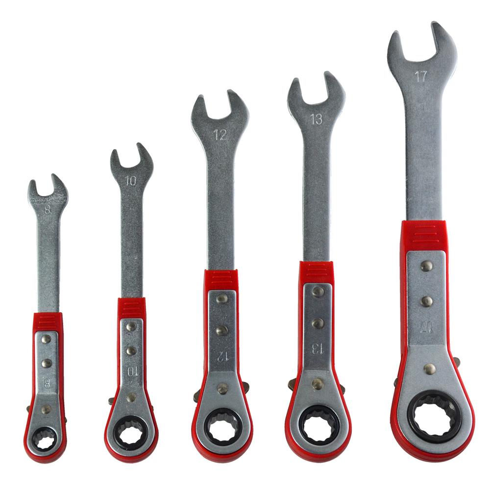 Best Value Metric Ratcheting Reversible Combination Wrench Set (5Piece