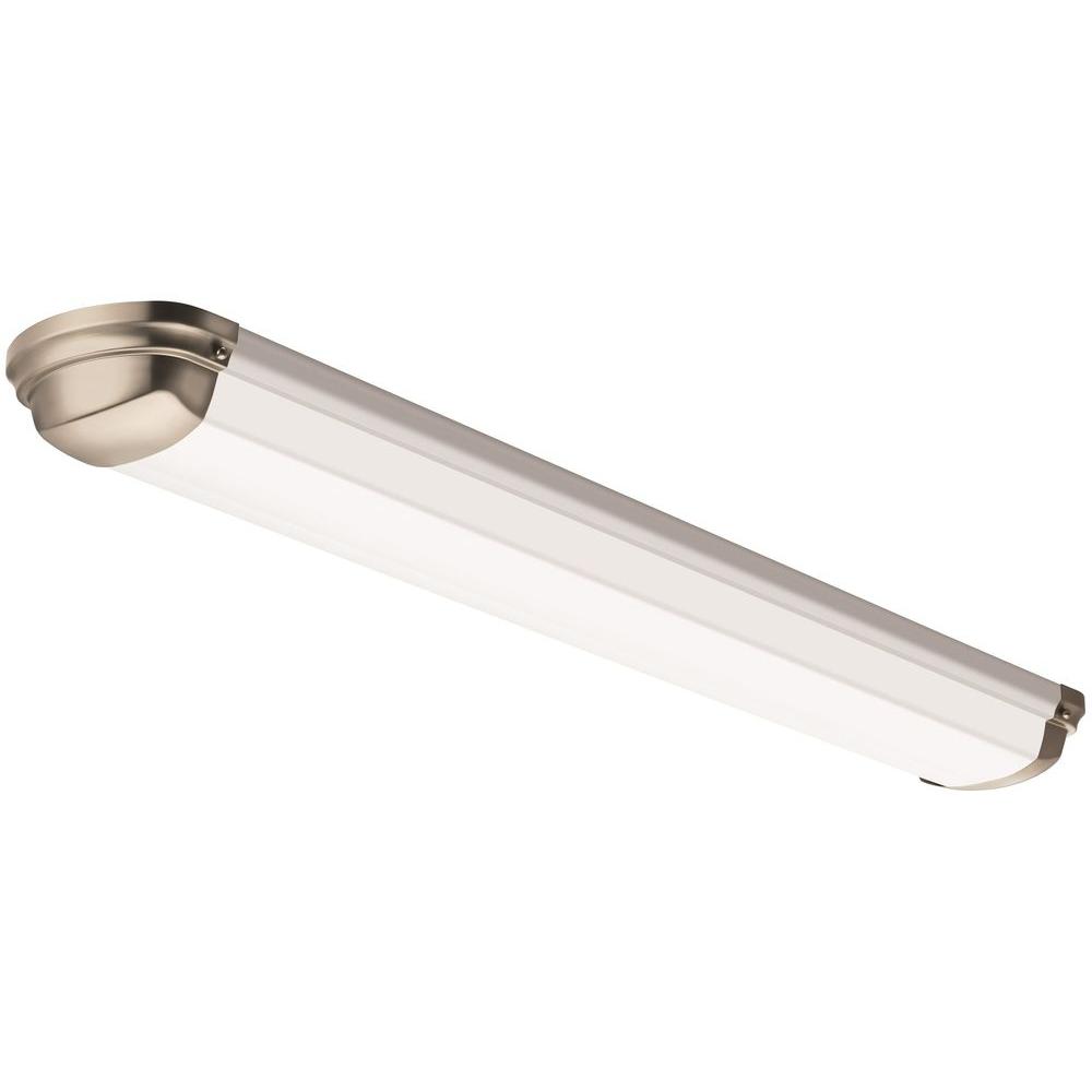 Lithonia Lighting Lindbergh 4 ft. Brushed Nickel LED Decorative Linear