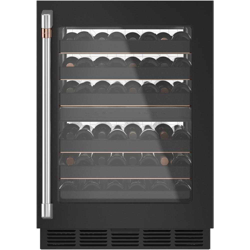 matte black beverage fridge