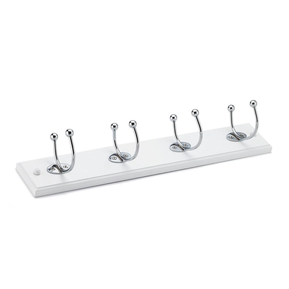 Richelieu Hardware 195/8 in. (500 mm) White Utility Hook RackT1690130
