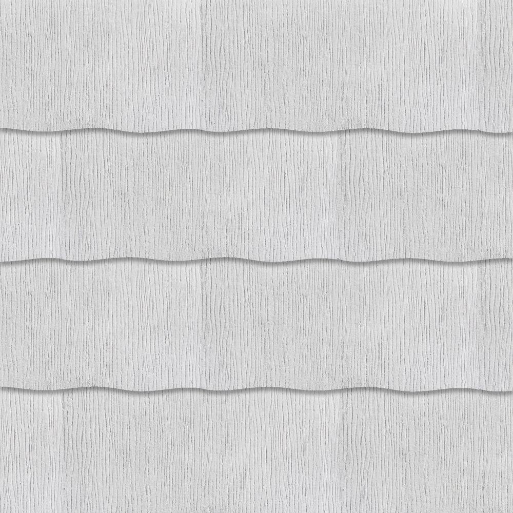 GAF Weatherside Purity Straight 12 in. x 24 in. Fiber Cement Shingle