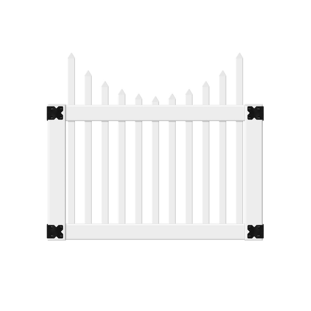 Vinyl Fence Gates Vinyl Fencing The Home Depot